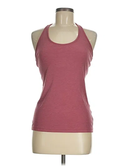 Pre-owned Gap Fit Tank Top Burgundy Halter Neckline Tops