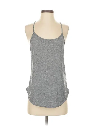 Pre-owned Gap Fit Tank Top Gray Halter Neckline Tops