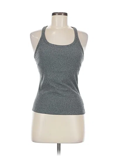 Pre-owned Gap Fit Tank Top Gray Halter Neckline Tops