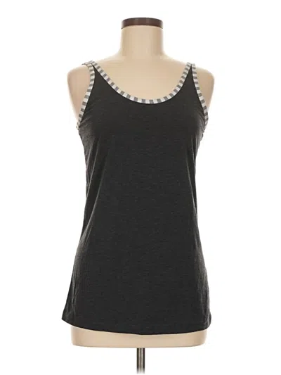 Pre-owned Gap Fit Tank Top Gray Halter Neckline Tops