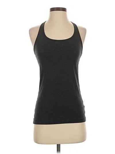 Pre-owned Gap Fit Tank Top Gray Halter Neckline Tops
