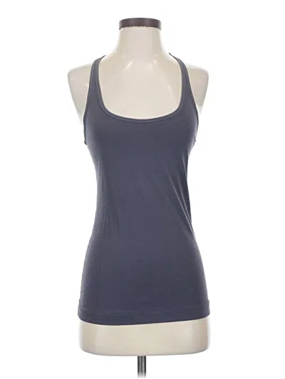 Pre-owned Gap Fit Tank Top Gray Halter Neckline Tops