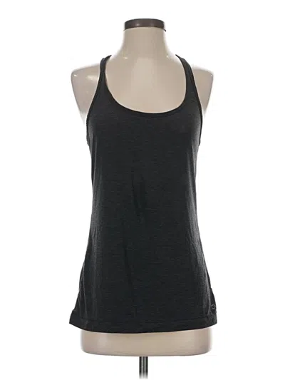 Pre-owned Gap Fit Tank Top Gray Halter Neckline Tops