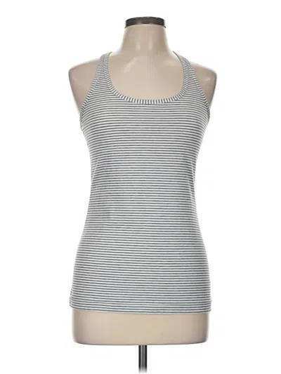 Pre-owned Gap Fit Tank Top Gray Halter Neckline Tops