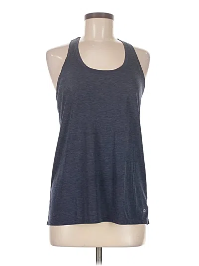 Pre-owned Gap Fit Tank Top Gray Halter Neckline Tops
