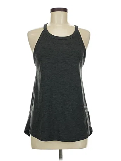 Pre-owned Gap Fit Tank Top Gray Halter Neckline Tops