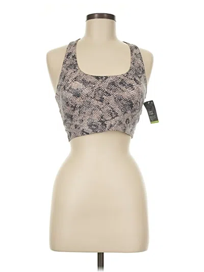 Pre-owned Gap Fit Tank Top Gray Halter Neckline Tops