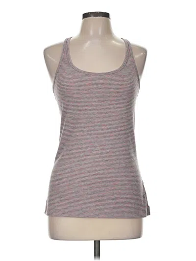 Pre-owned Gap Fit Tank Top Gray Halter Neckline Tops