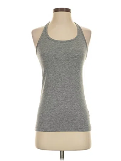 Pre-owned Gap Fit Tank Top Gray Halter Neckline Tops