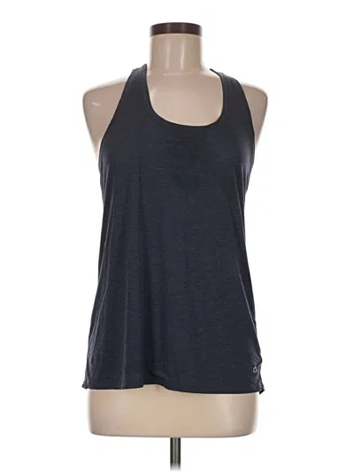 Pre-owned Gap Fit Tank Top Gray Halter Neckline Tops
