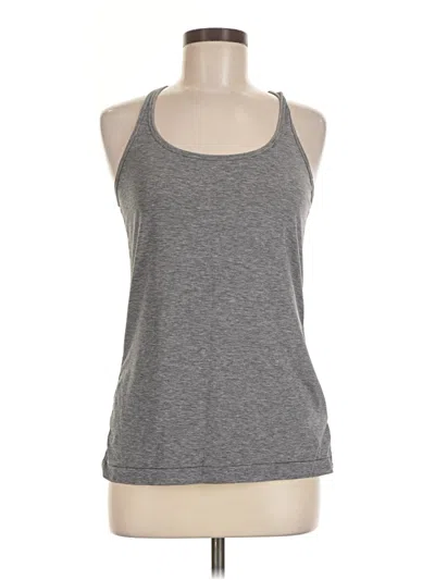 Pre-owned Gap Fit Tank Top Gray Halter Neckline Tops