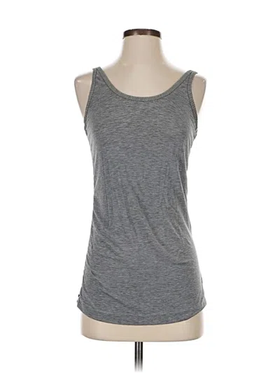 Pre-owned Gap Fit Tank Top Gray Strapless Neckline Tops
