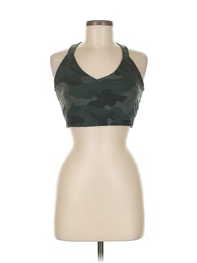 Pre-owned Gap Fit Tank Top Green Halter Neckline Tops
