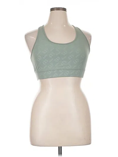 Pre-owned Gap Fit Tank Top Green Halter Neckline Tops