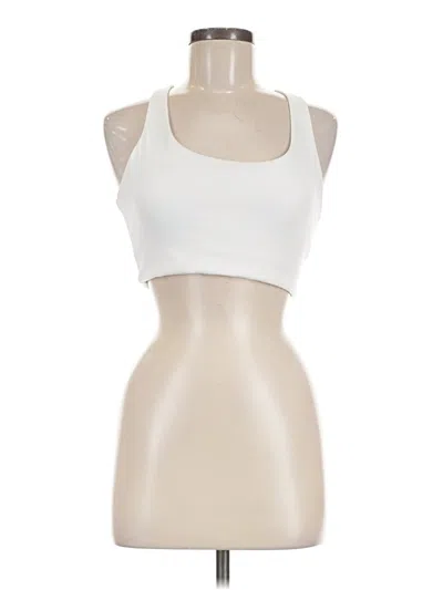 Pre-owned Gap Fit Tank Top Ivory Halter Neckline Tops