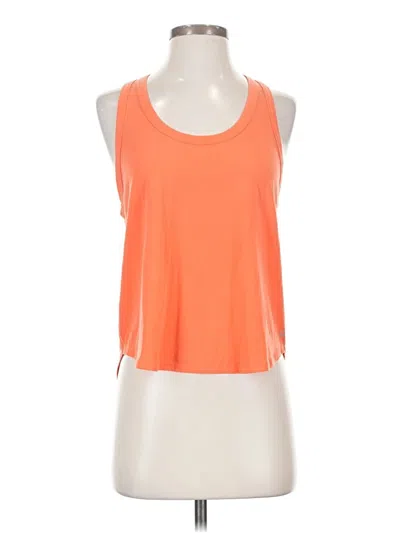 Pre-owned Gap Fit Tank Top Orange Halter Neckline Tops