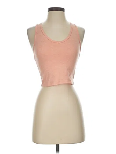 Pre-owned Gap Fit Tank Top Orange Halter Neckline Tops