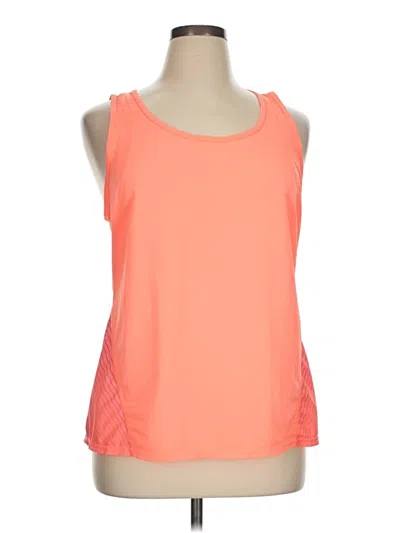 Pre-owned Gap Fit Tank Top Orange Strapless Neckline Tops