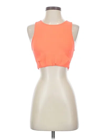 Pre-owned Gap Fit Tank Top Orange Strapless Neckline Tops
