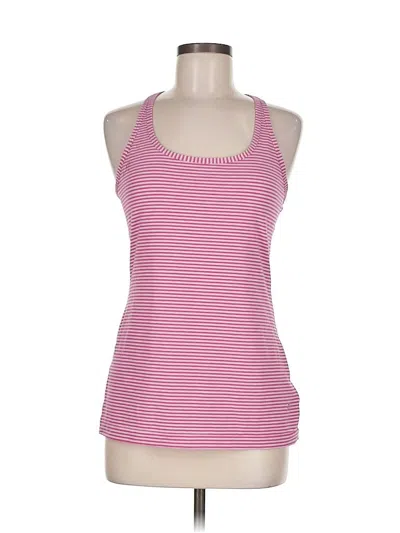 Pre-owned Gap Fit Tank Top Pink Halter Neckline Tops