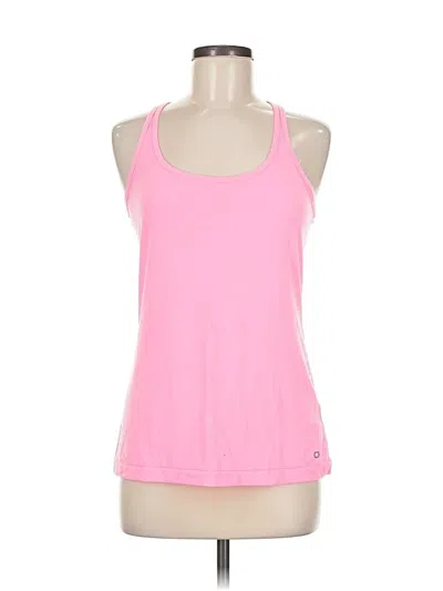 Pre-owned Gap Fit Tank Top Pink Halter Neckline Tops