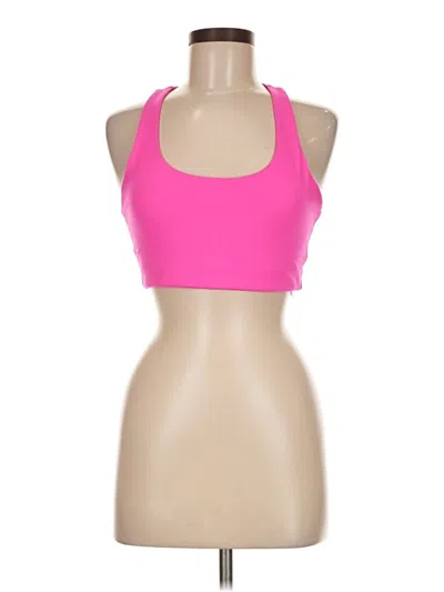 Pre-owned Gap Fit Tank Top Pink Halter Neckline Tops