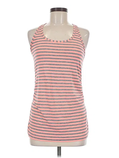 Pre-owned Gap Fit Tank Top Pink Halter Neckline Tops