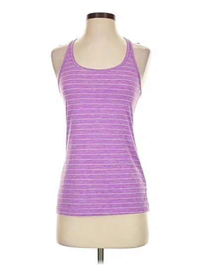 Pre-owned Gap Fit Tank Top Purple Halter Neckline Tops