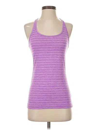 Pre-owned Gap Fit Tank Top Purple Halter Neckline Tops