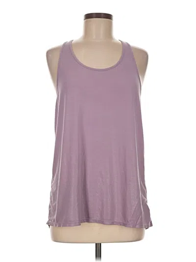 Pre-owned Gap Fit Tank Top Purple Halter Neckline Tops