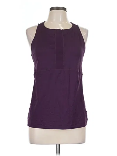Pre-owned Gap Fit Tank Top Purple Halter Neckline Tops
