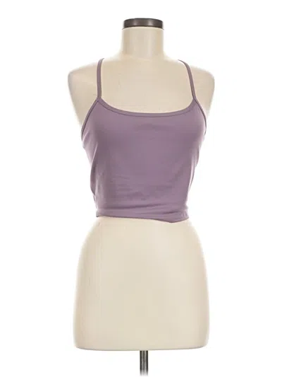 Pre-owned Gap Fit Tank Top Purple Halter Neckline Tops
