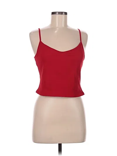 Pre-owned Gap Fit Tank Top Red Halter Neckline Tops