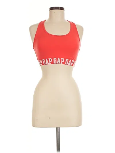 Pre-owned Gap Fit Tank Top Red Halter Neckline Tops