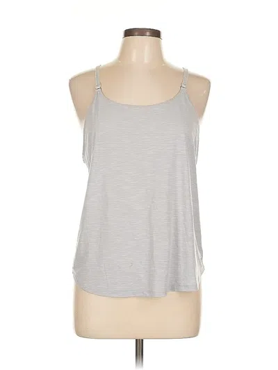 Pre-owned Gap Fit Tank Top Silver Halter Neckline Tops