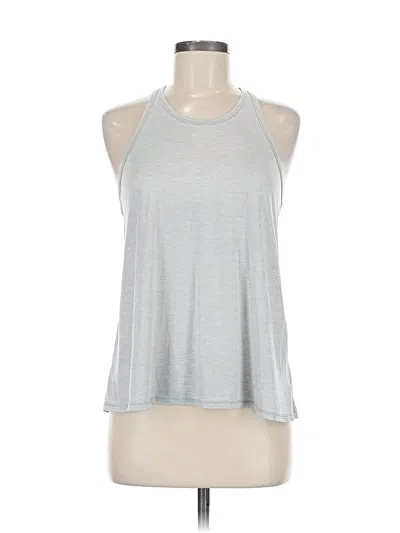 Pre-owned Gap Fit Tank Top Silver Halter Neckline Tops