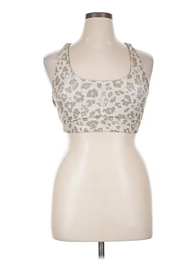 Pre-owned Gap Fit Tank Top Silver Halter Neckline Tops