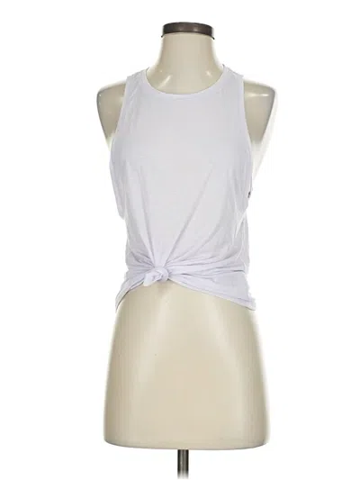 Pre-owned Gap Fit Tank Top Silver Halter Neckline Tops