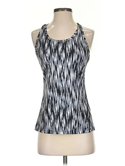 Pre-owned Gap Fit Tank Top Silver Halter Neckline Tops