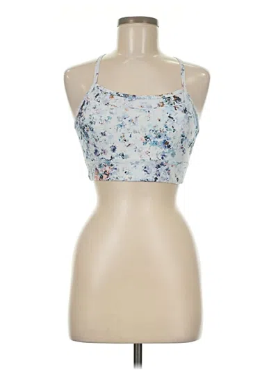 Pre-owned Gap Fit Tank Top Silver Halter Neckline Tops