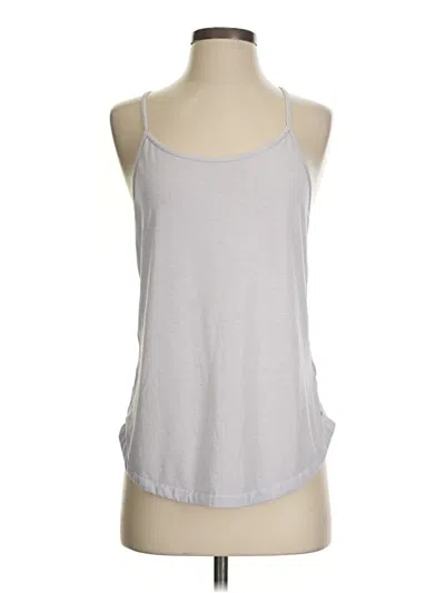 Pre-owned Gap Fit Tank Top Silver Halter Neckline Tops