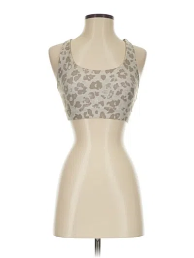 Pre-owned Gap Fit Tank Top Silver Halter Neckline Tops