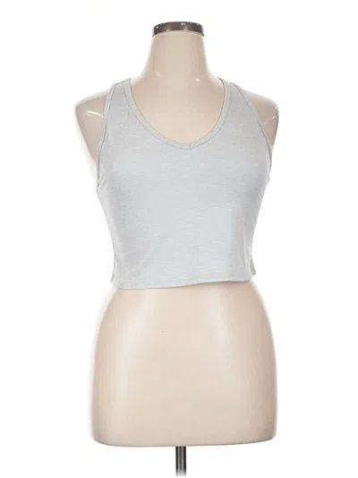 Pre-owned Gap Fit Tank Top Silver Halter Neckline Tops