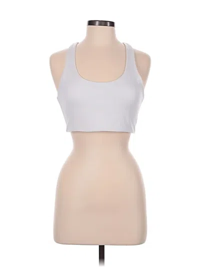 Pre-owned Gap Fit Tank Top Silver Halter Neckline Tops
