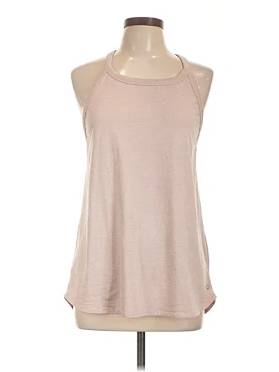Pre-owned Gap Fit Tank Top Tan Halter Neckline Tops