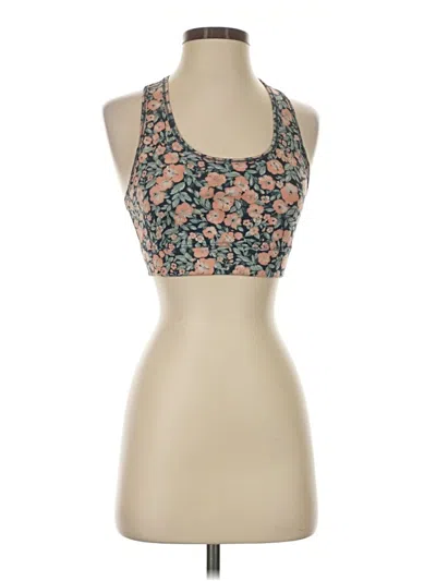 Pre-owned Gap Fit Tank Top Tan Halter Neckline Tops