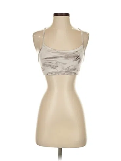 Pre-owned Gap Fit Tank Top Tan Strapless Neckline Tops In Brown