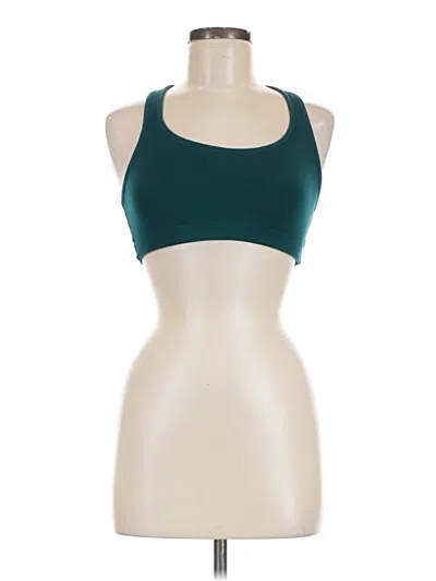Pre-owned Gap Fit Tank Top Teal Halter Neckline Tops