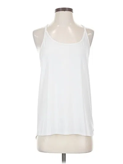 Pre-owned Gap Fit Tank Top White Halter Neckline Tops
