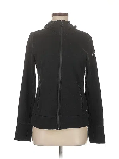 Pre-owned Gap Fit Track Jacket In Black